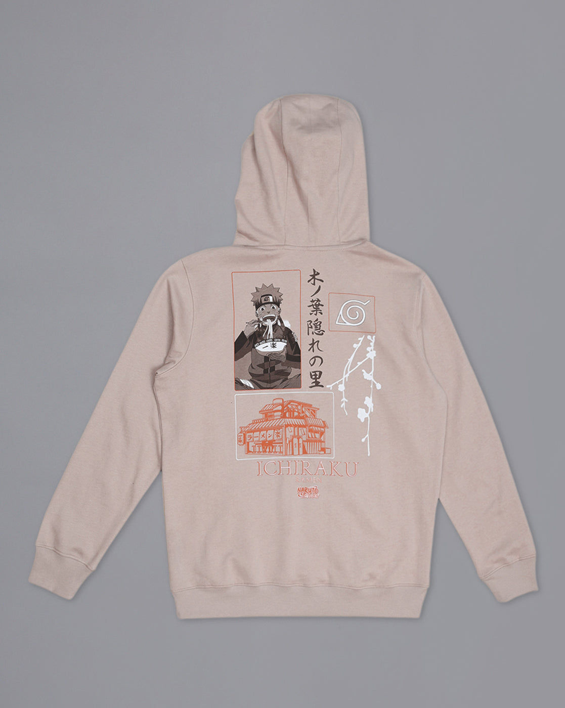 Naruto Printed Regular Fit Hoodie For Men