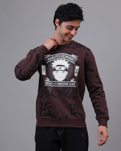Naruto  Regular Fit Sweatshirt  Men