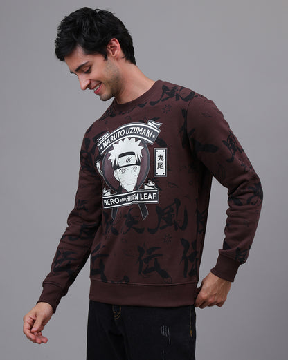 Naruto  Regular Fit Sweatshirt  Men
