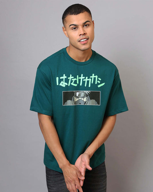 Naruto Printed Oversized Tshirt For Men