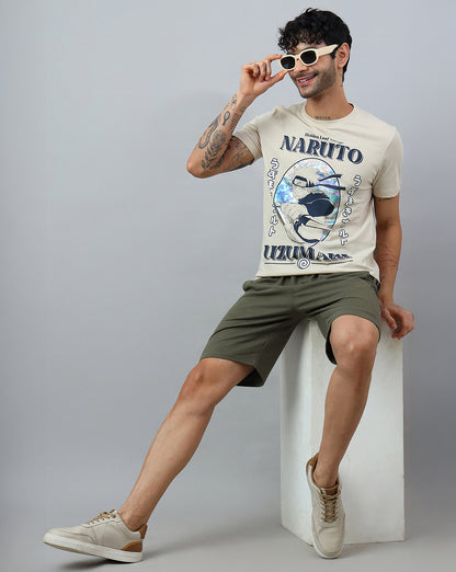 Naruto  Regular Fit Tshirt  Men
