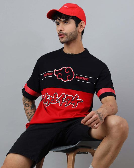 Naruto Printed Oversized Tshirt For Men