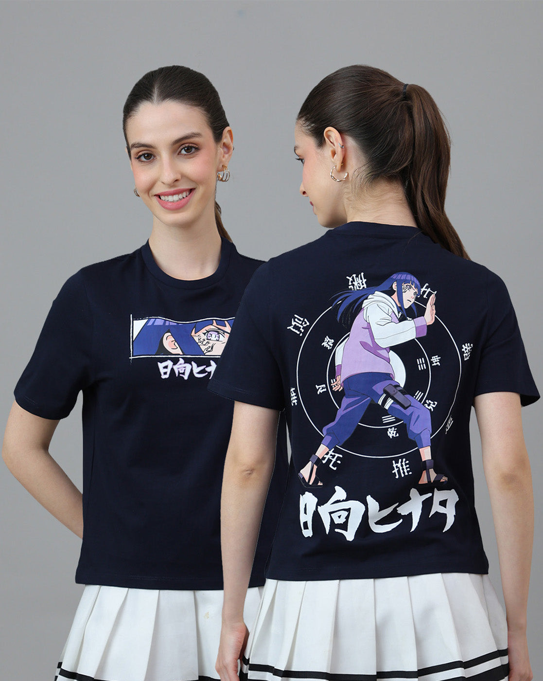 Naruto Printed Regular Fit Tshirt For Women