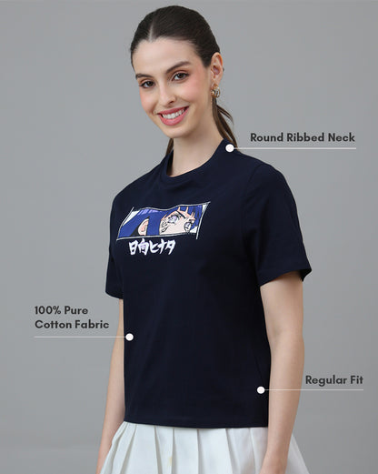 Naruto  Regular Fit Tshirt  Women