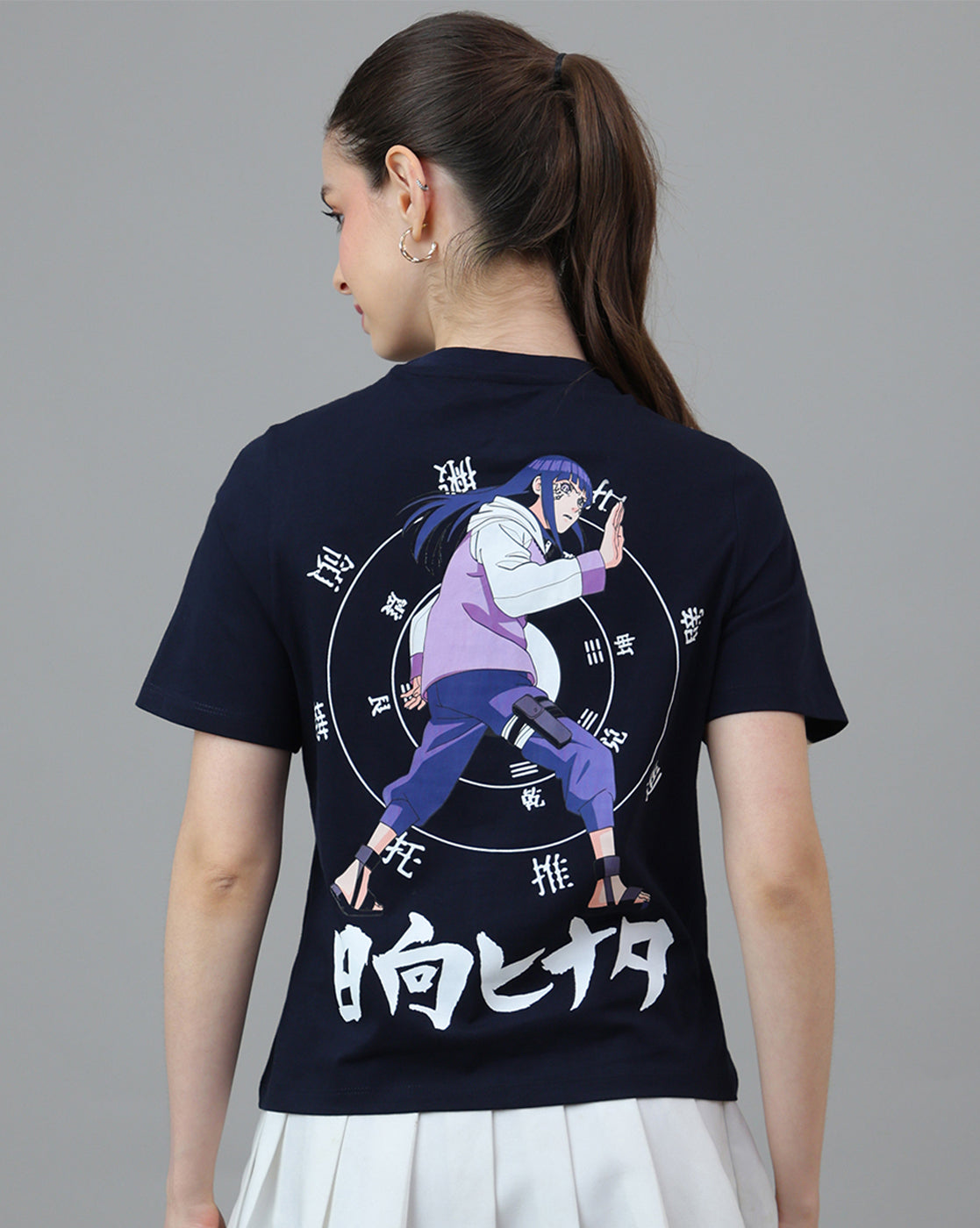 Naruto Printed Regular Fit Tshirt For Women