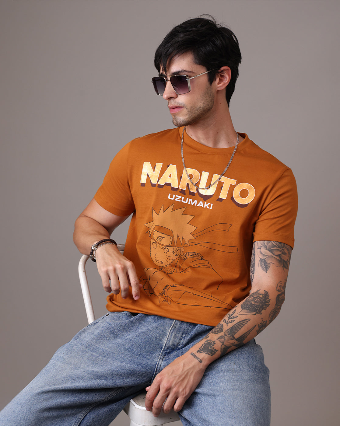 Naruto Uzumaki Regular Fit Tshirt Men