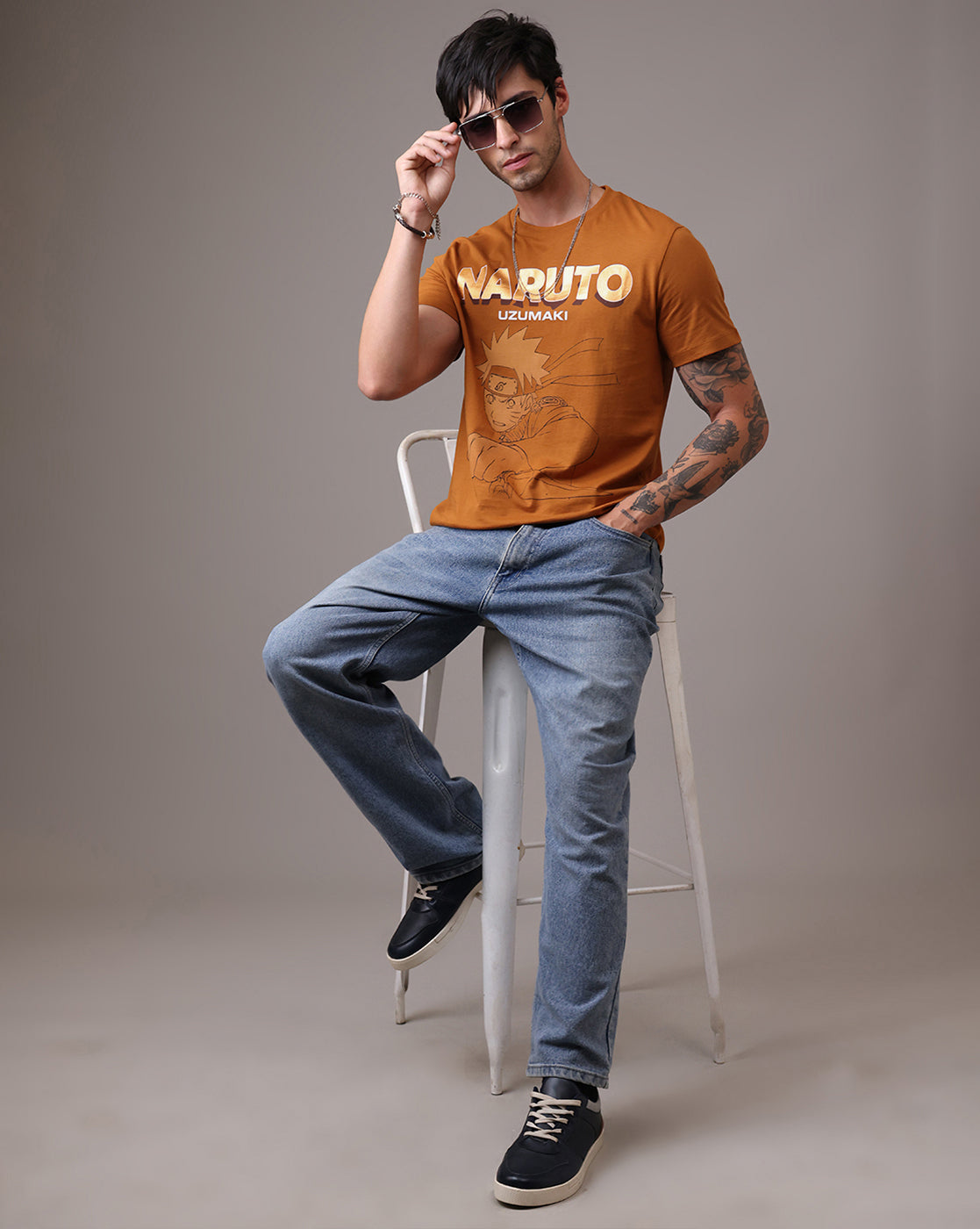 Naruto Uzumaki Regular Fit Tshirt Men