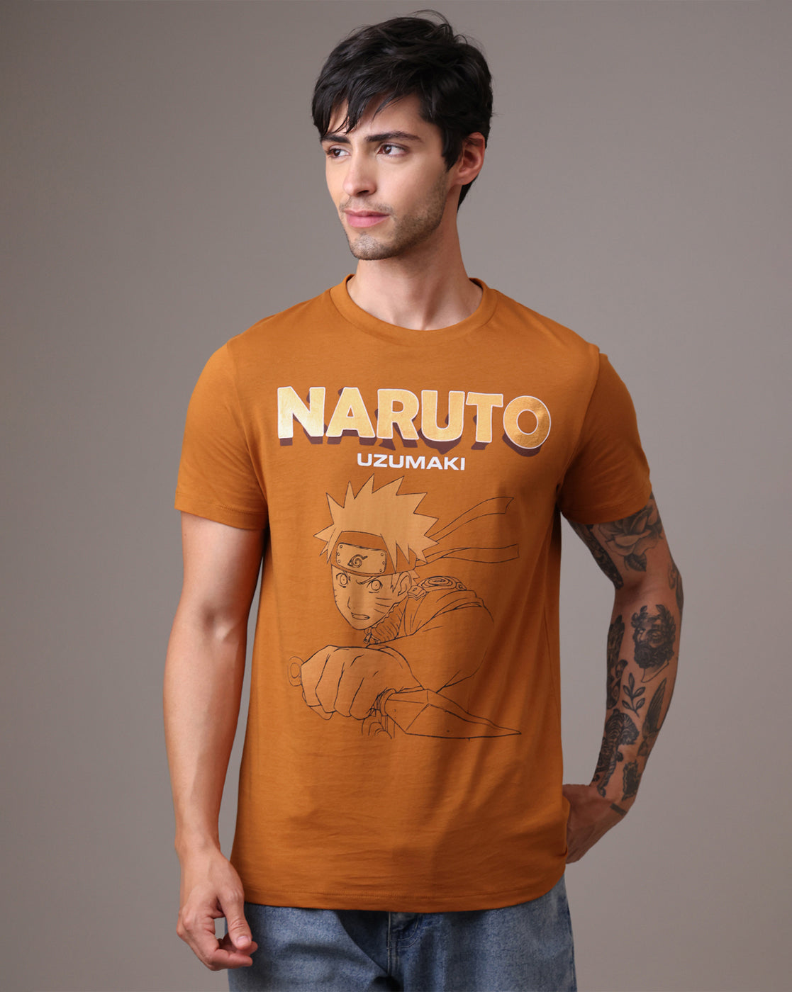 Naruto Uzumaki Regular Fit Tshirt Men