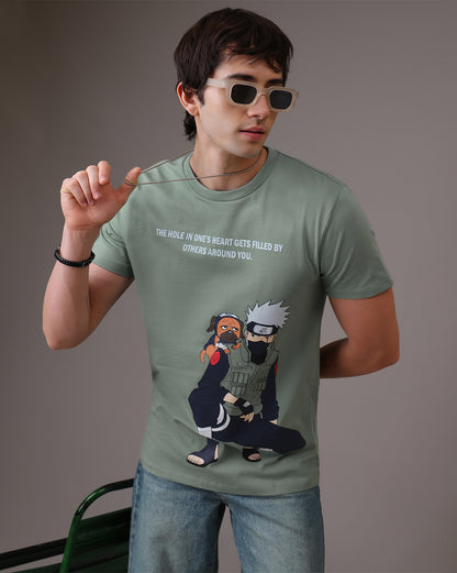 Naruto Kakashi Hatake  Regular Fit Tshirt  Men