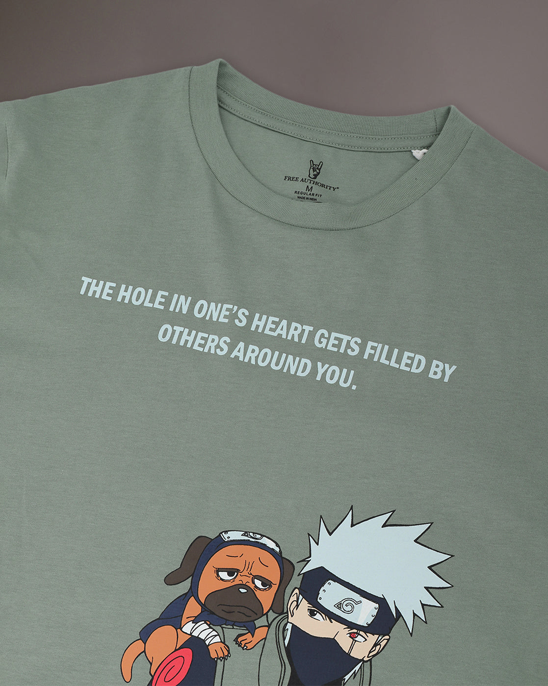 Naruto Kakashi Hatake  Regular Fit Tshirt  Men