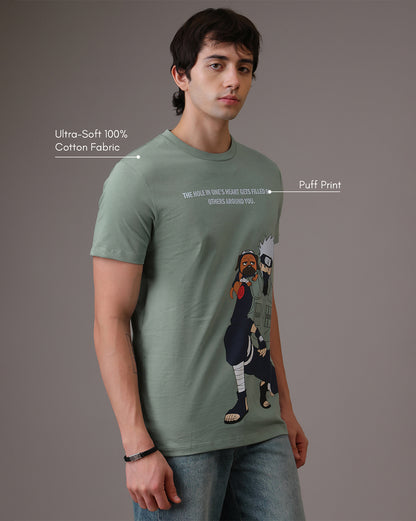 Naruto Kakashi Hatake  Regular Fit Tshirt  Men