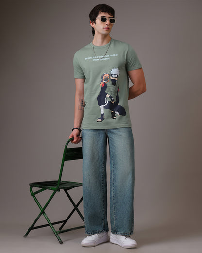 Naruto Kakashi Hatake  Regular Fit Tshirt  Men