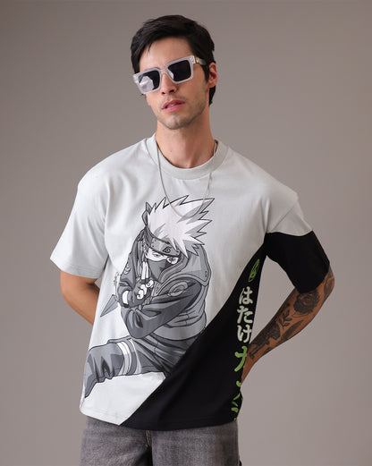 Naruto Kakashi Hatake Oversized Tshirt  Men