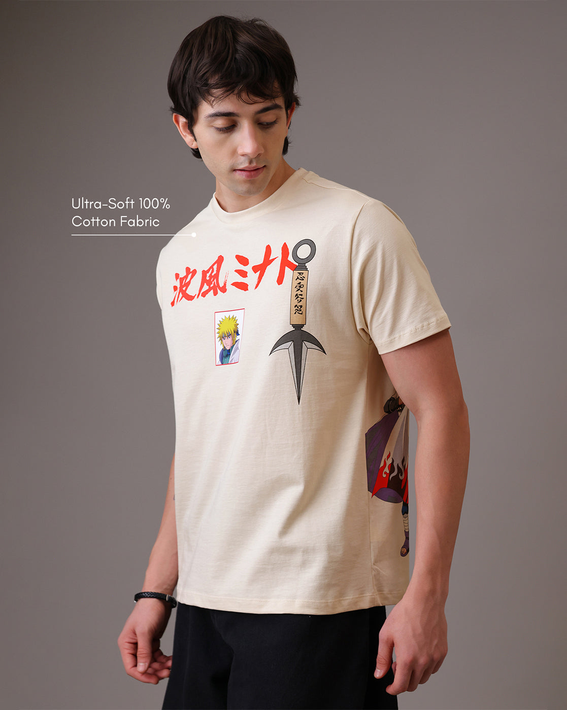 Naruto  Minato Namikaze  Relaxed Fit Tshirt  Men