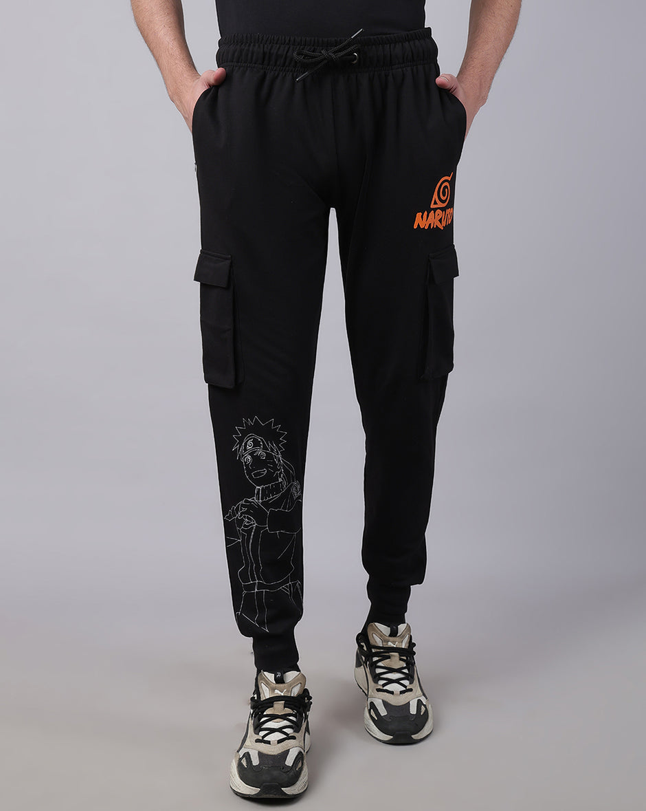 Naruto Printed Shorts T-Shirt Co-Ord Set