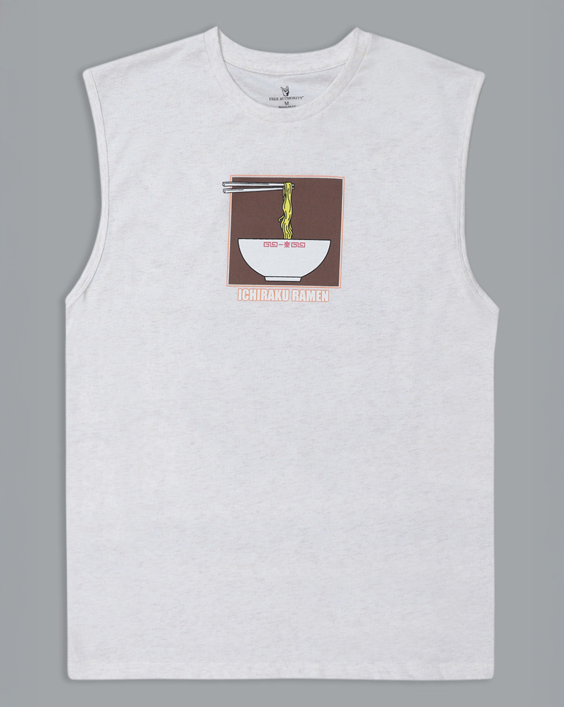 Naruto Printed Regular Fit Muscle-Tee For Men
