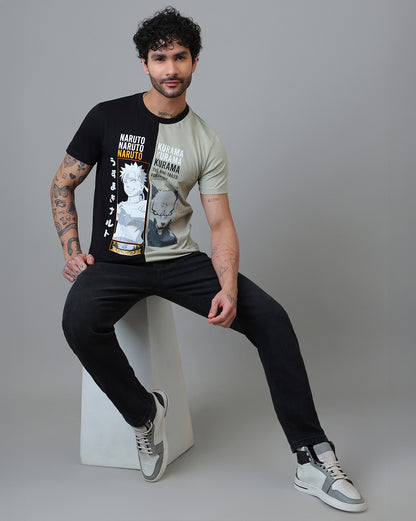 Naruto  Regular Fit Tshirt  Men
