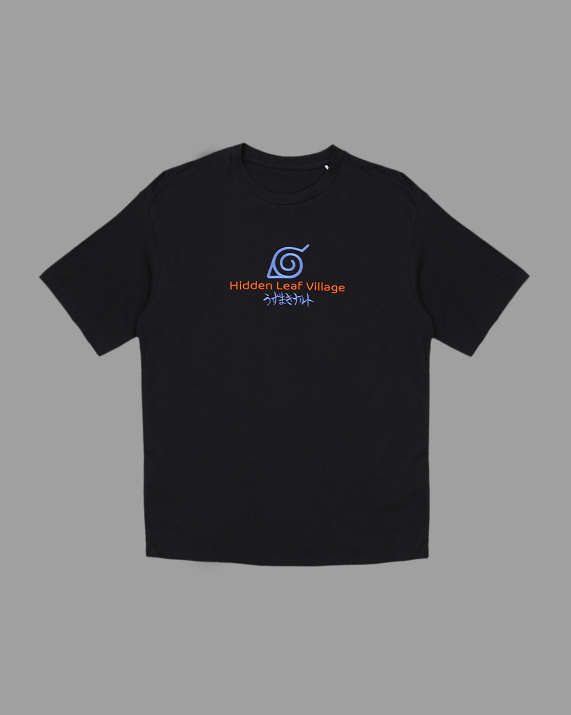Naruto Embroidered Oversized Tshirt For Men