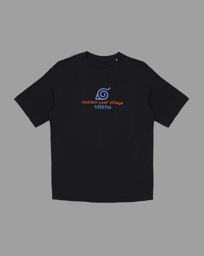 Naruto Embroidered Oversized Tshirt  Men