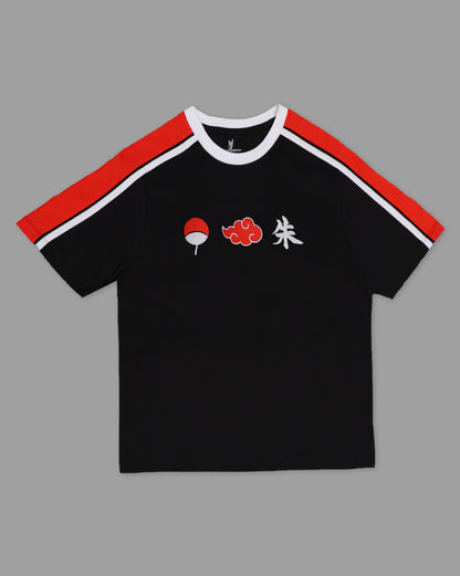 Naruto Embroidered Regular Fit Raglan Tshirt