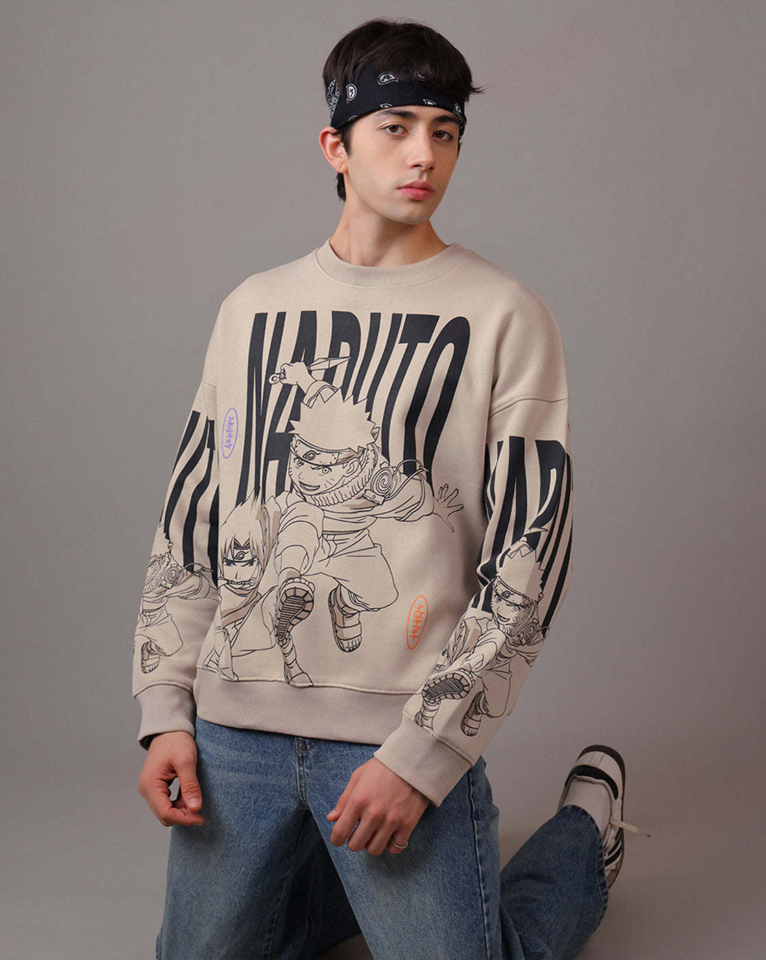 Naruto & Itachi Oversized Sweatshirt Men