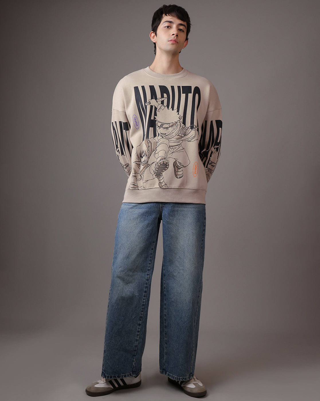 Naruto & Itachi Oversized Sweatshirt Men