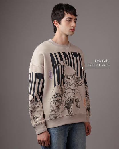 Naruto & Itachi Oversized Sweatshirt Men