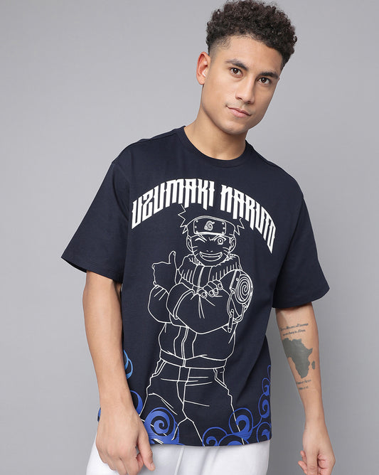 Naruto Uzumaki Oversized Tshirt Men
