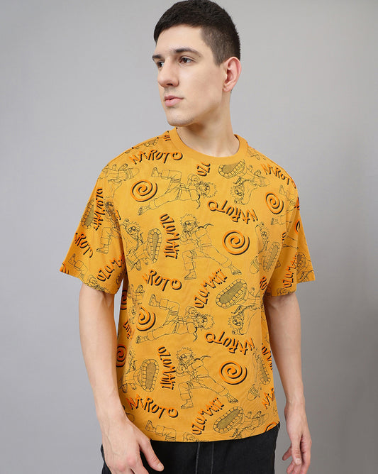 Naruto Quriky Oversized Tshirt Men