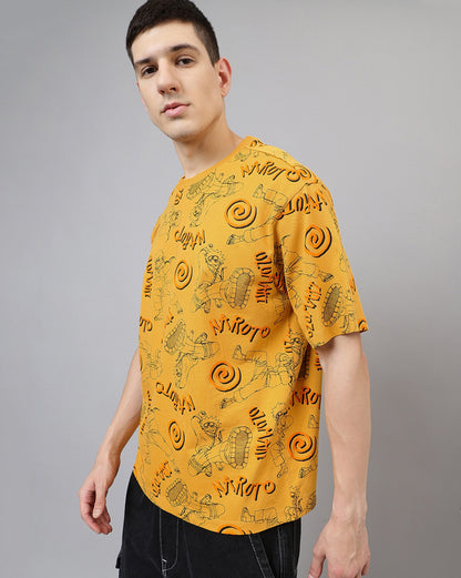 Naruto Quriky Oversized Tshirt Men