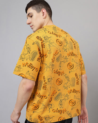 Naruto Quriky Oversized Tshirt Men