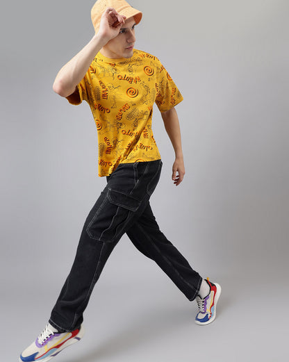 Naruto Quriky Oversized Tshirt Men