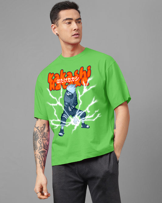 Naruto Kakashi Hatake Oversized Tshirt Men