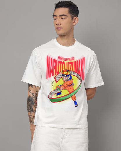 Naruto Hidden Leaf Village Oversized Tshirt Men