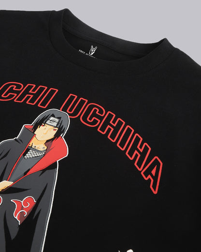 Itachi Uchiha Naruto Black Tshirt Men