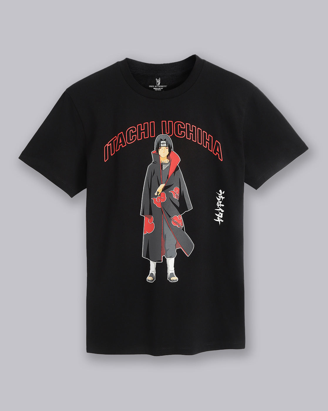 Itachi Uchiha Naruto Black Tshirt Men
