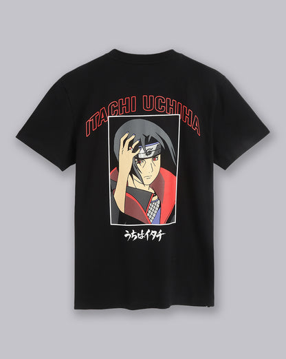 Itachi Uchiha Naruto Black Tshirt Men