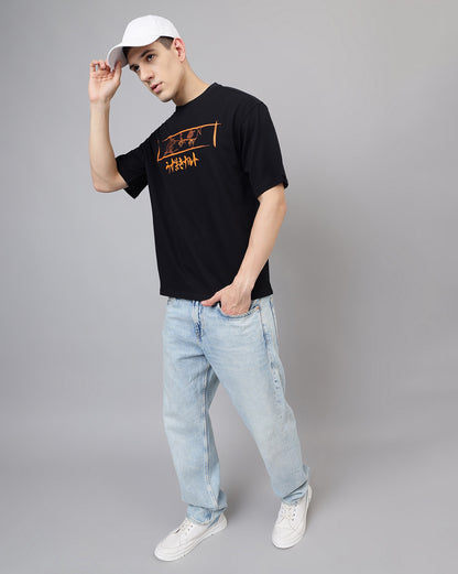 Naruto Black Oversized Tshirt Men