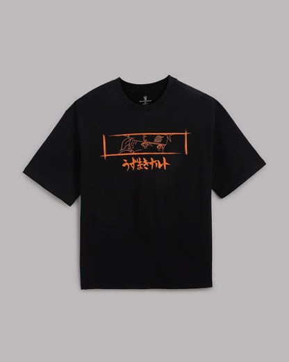 Naruto Black Oversized Tshirt Men