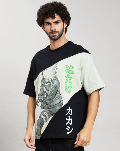 Naruto Kakashi Oversized Tshirt Men