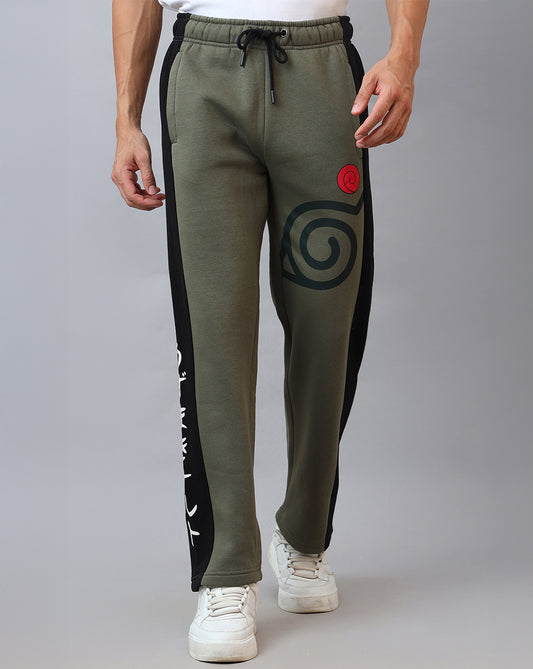 Naruto Printed Regular Fit Trackpant For Men