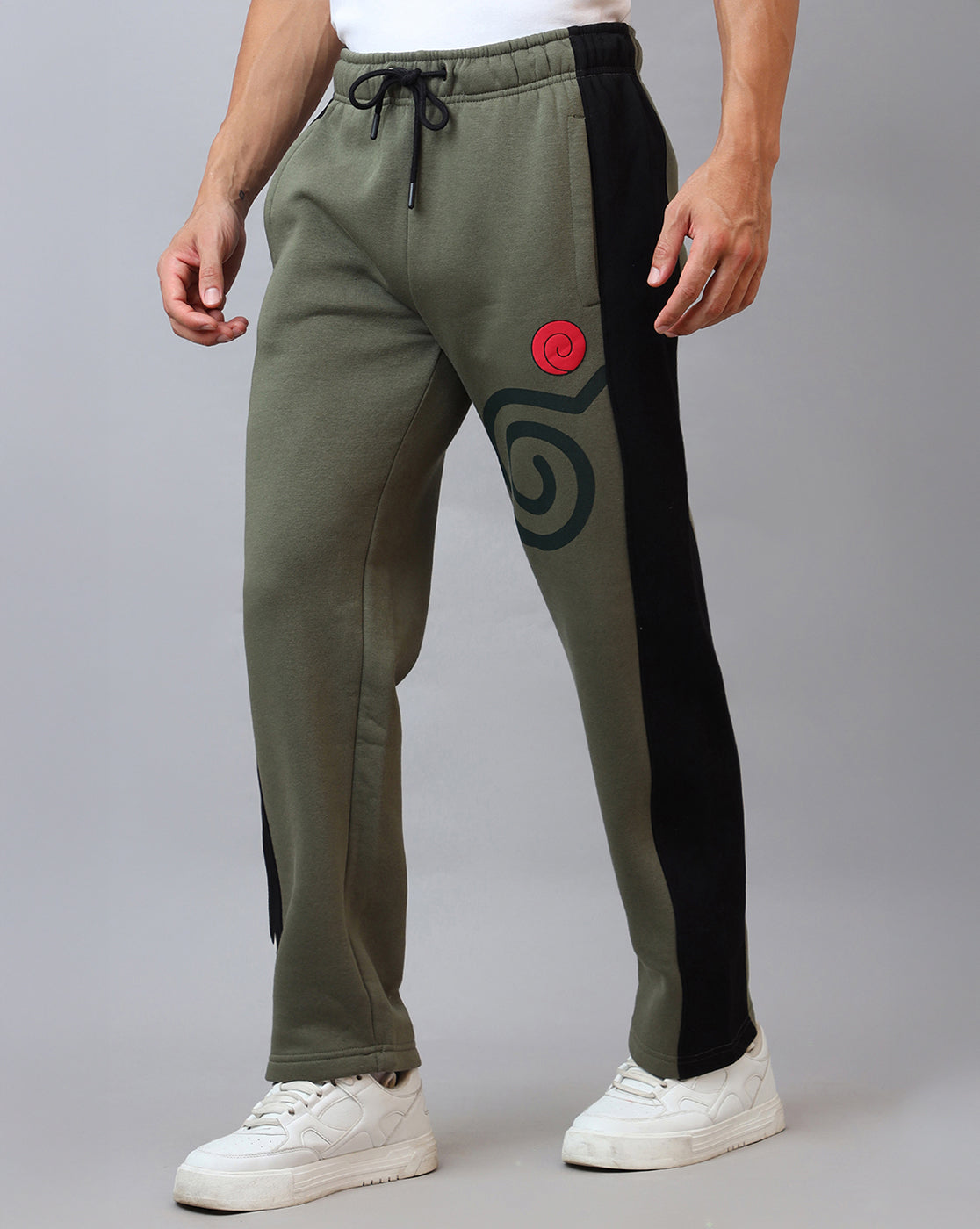 Naruto Printed Regular Fit Trackpant For Men