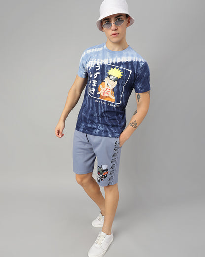 Naruto Uzumaki Tie-Dye Regular Fit Tshirt Men