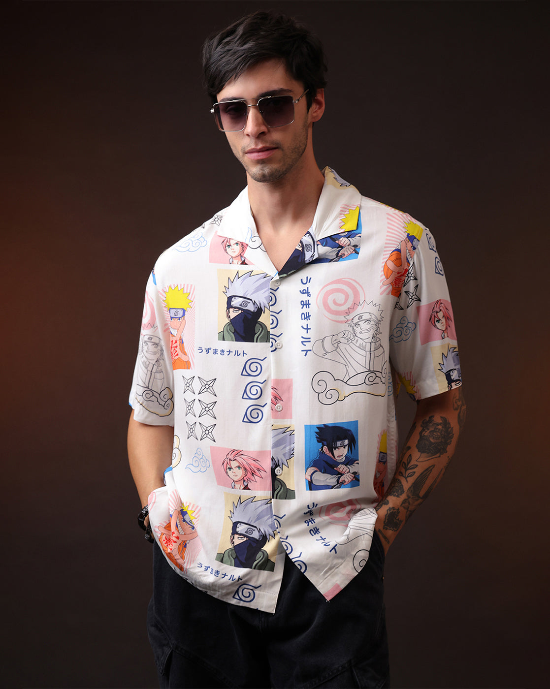 Naruto Regular Fit Casual Shirt