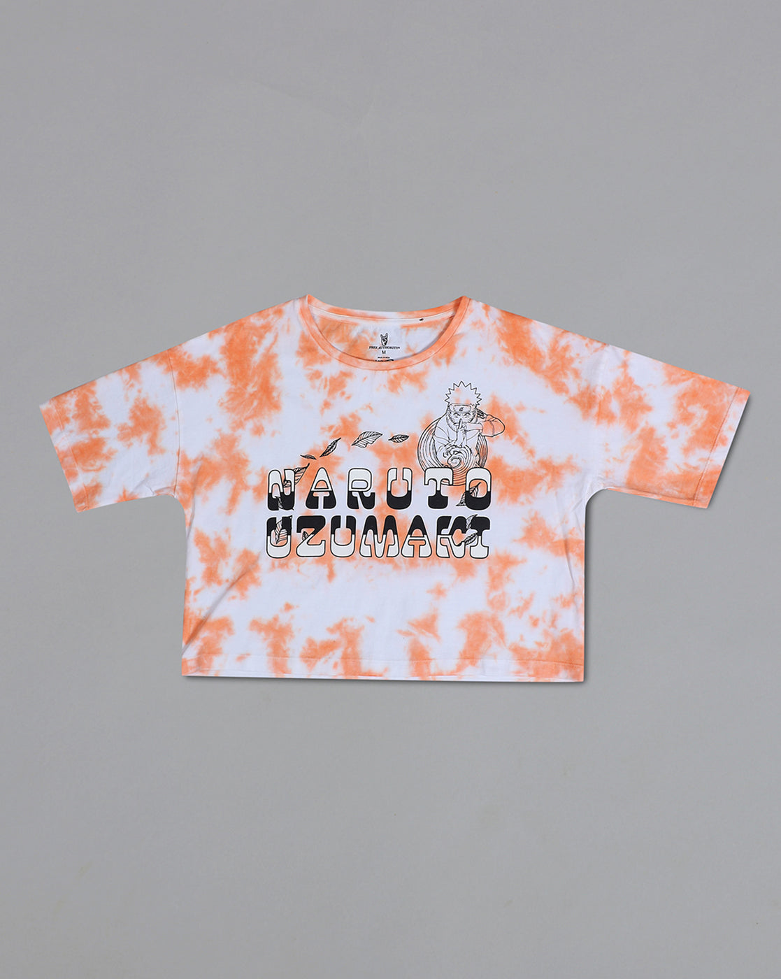Naruto Printed Oversized Crop Fit Tshirt For Women