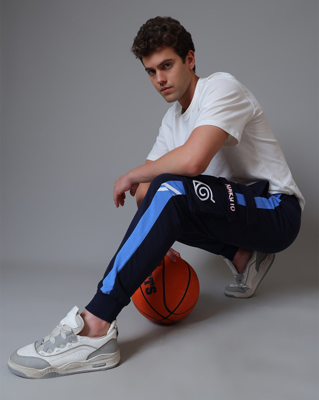 Naruto Printed  Regular Fit Joggers For Men