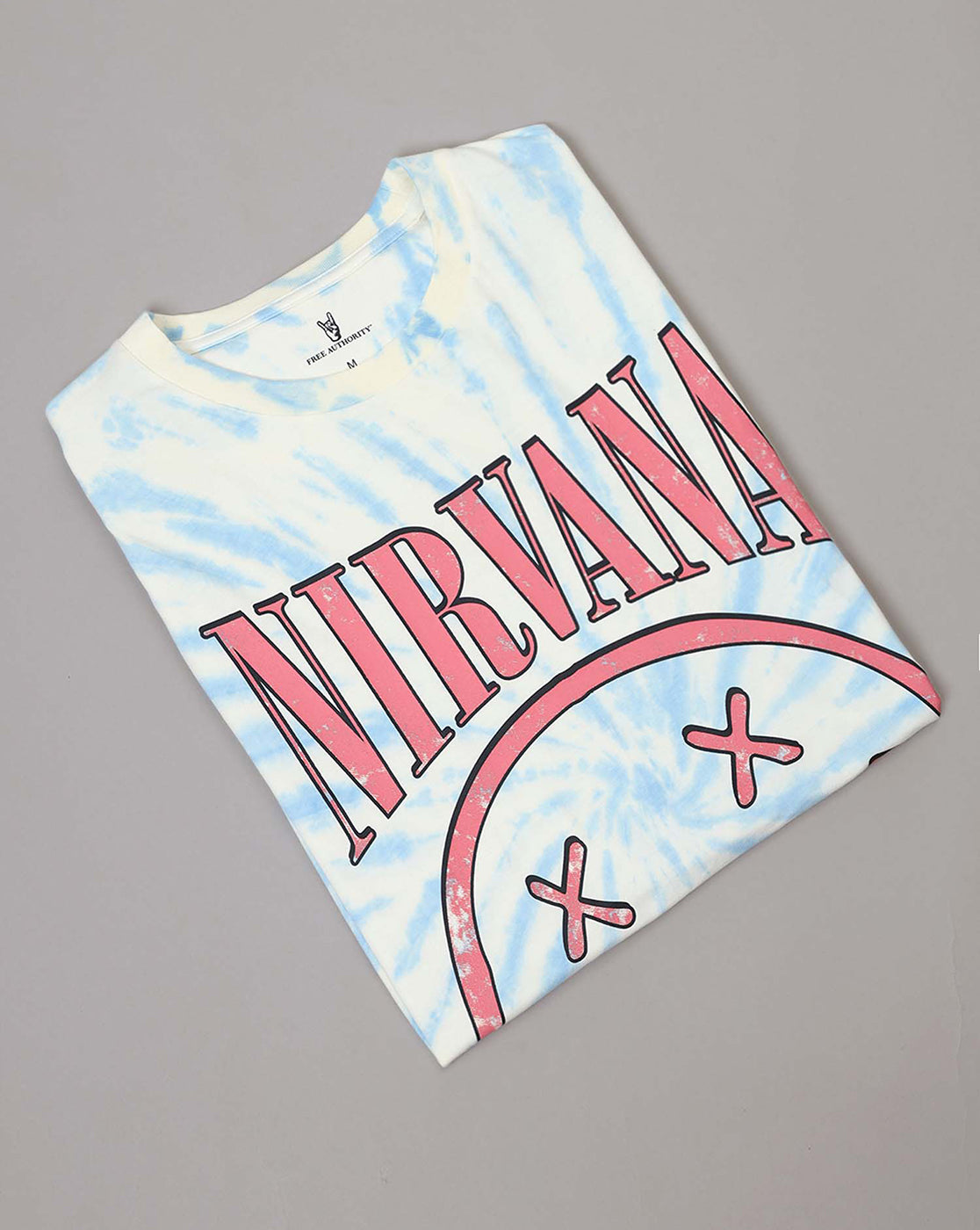 Nirvana Printed Regular Fit Tshirt For Men