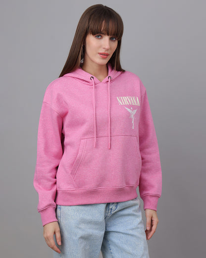 Nirvana  Relaxed Fit Hoodie  Women
