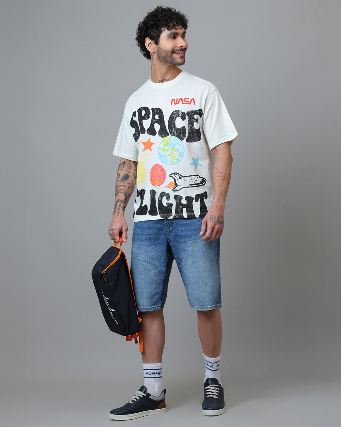 Nasa Printed Oversized Tshirt For Men