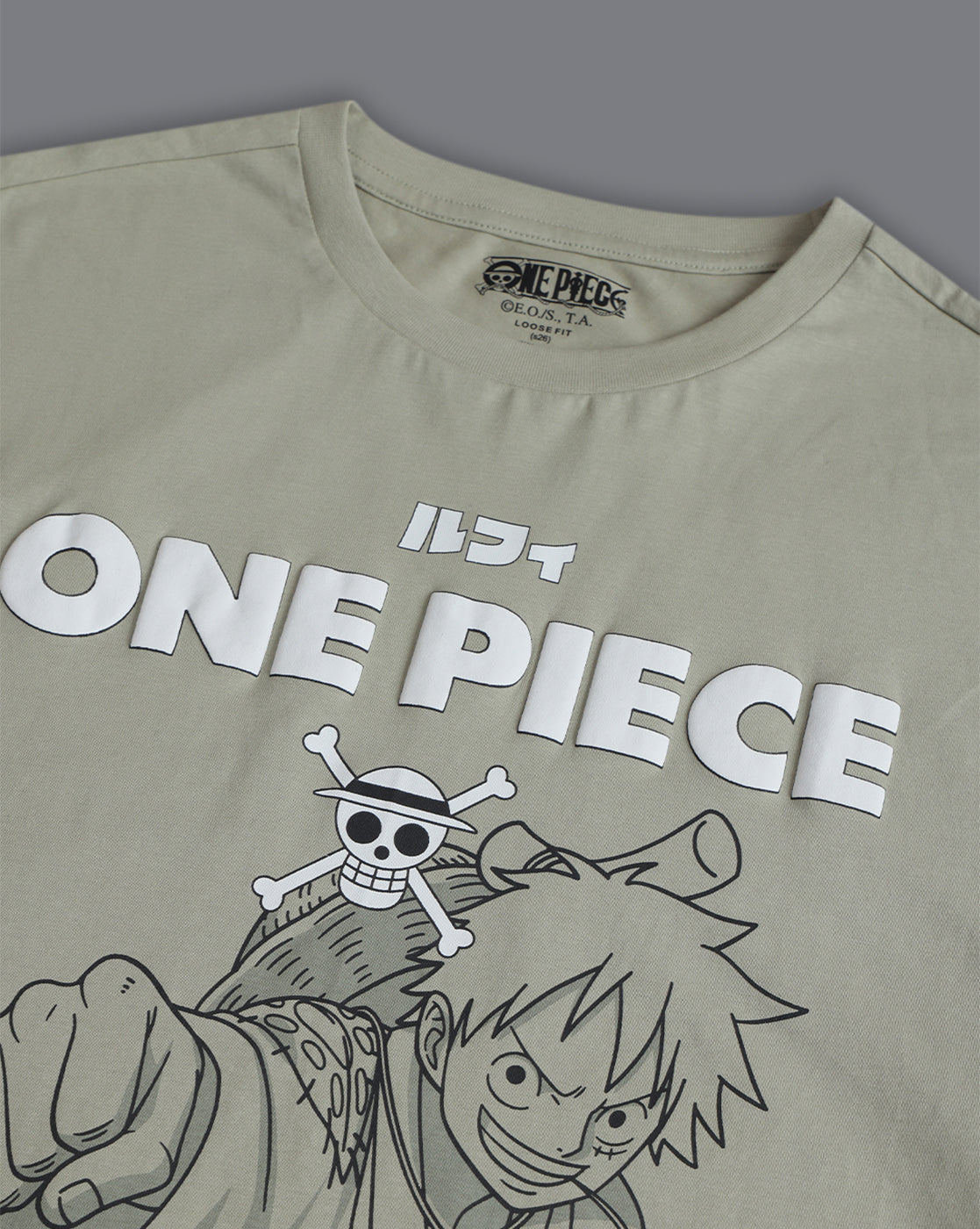 One Piece Monkey D. Luffy Oversized Tshirt Men